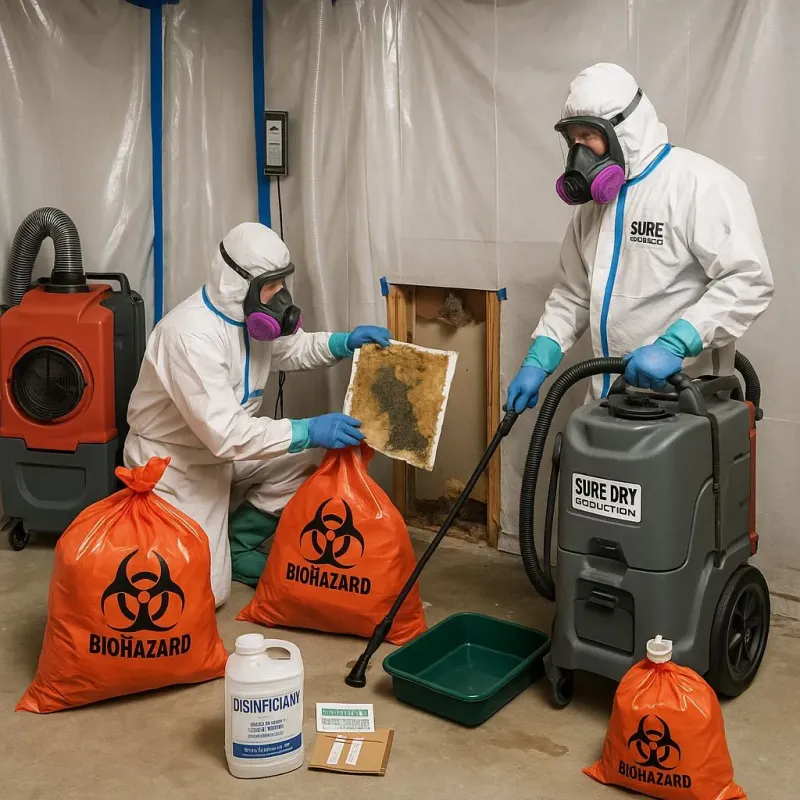 Contaminated Water Handling Protocols process in Pope County, AR