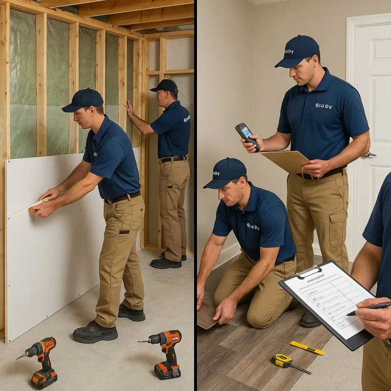 Repairs and Reconstruction process in Pope County, AR